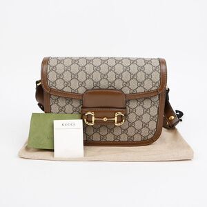 Horsebit Gg Small Shoulder Bag Brown
